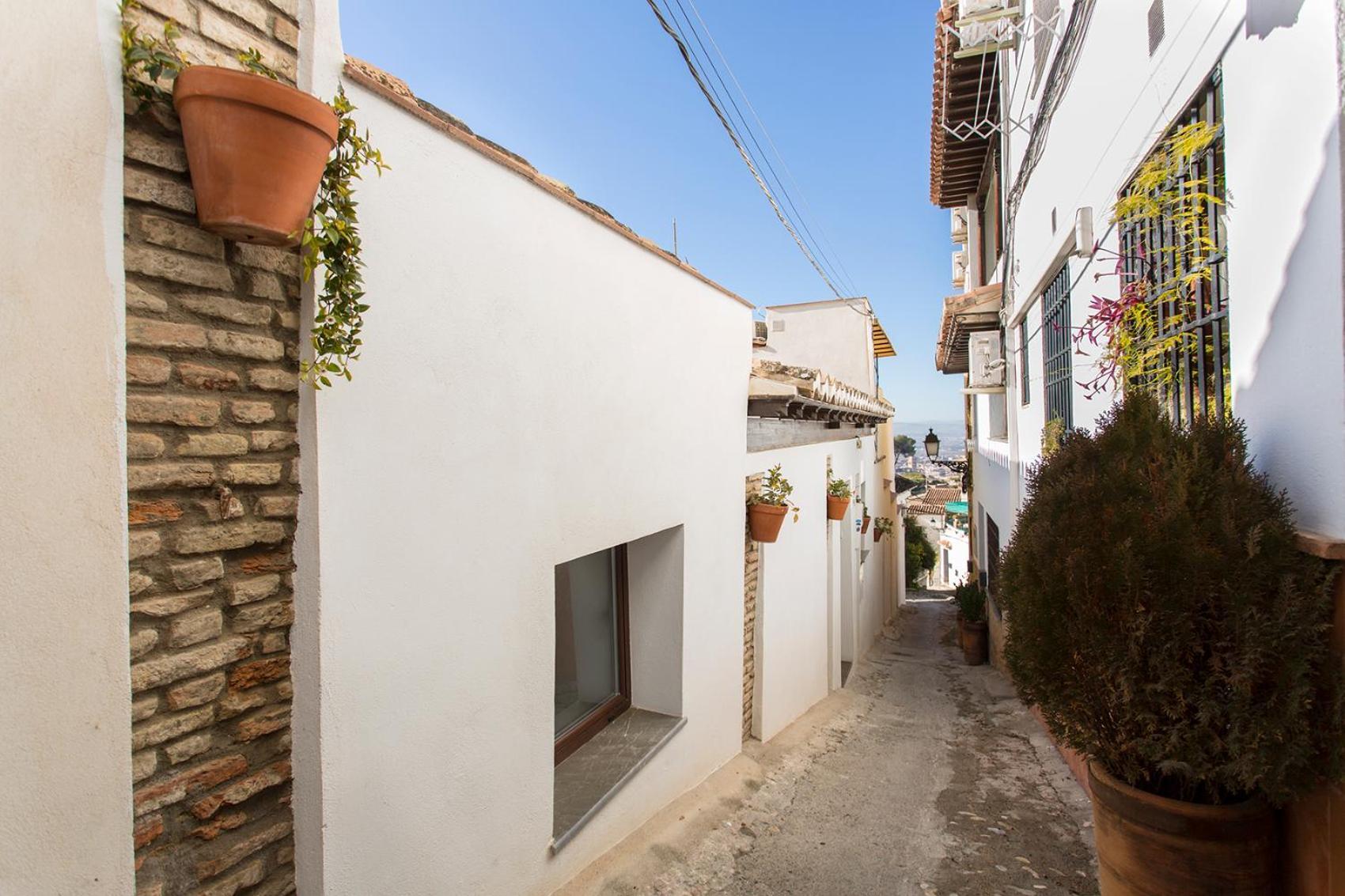 Apartamento Con Terraza Y Cochera Albaycin Granada Dış mekan fotoğraf